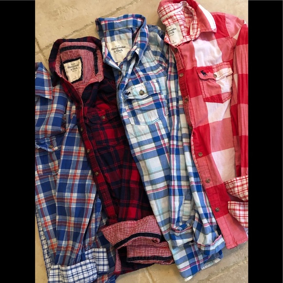 Abercrombie & Fitch Tops - A&F Flannels/plaids Abercrombie & Fitch Tops - A&F Flannels/plaids